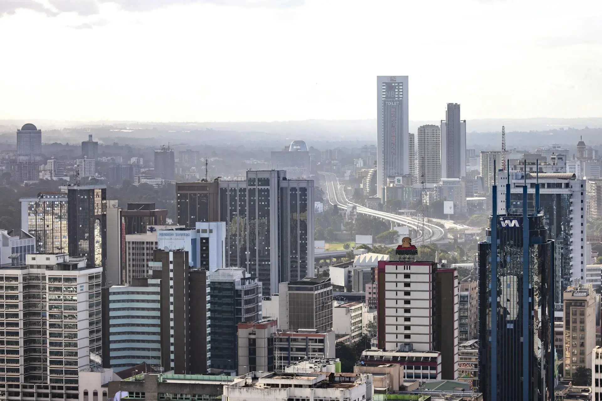 Nairobi Cityscape Backdrop
